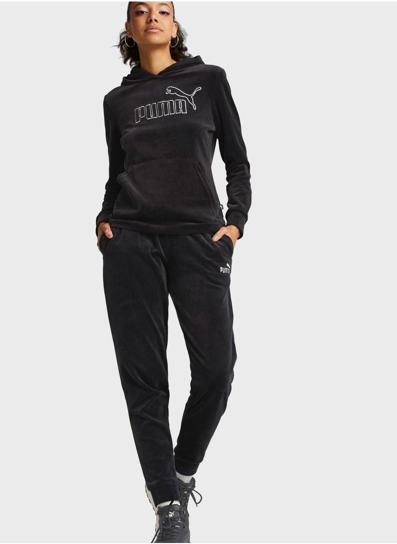 Essential High Waist Cuffed Sweatpants