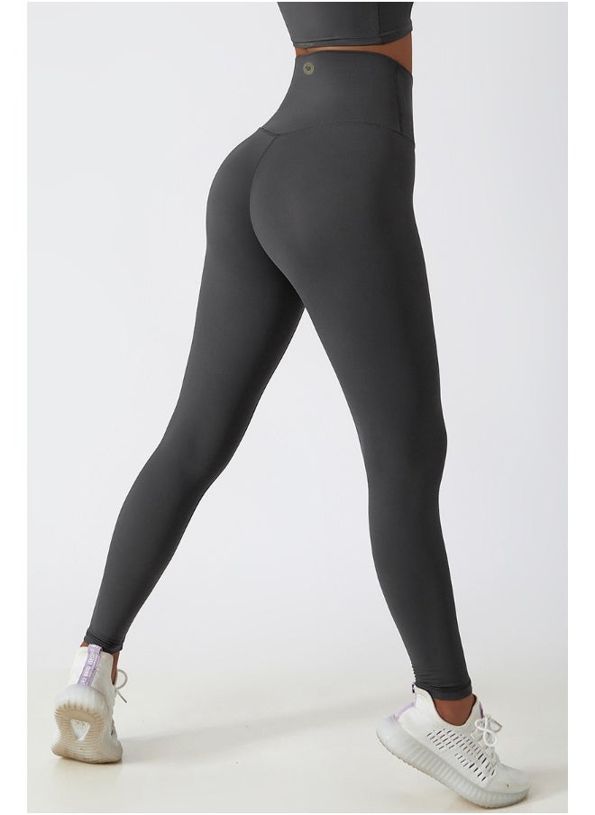 KAWN YOGA Womens High Waist Contour Seamless Workout sport Leggings Yoga Pants Tummy Control Running Pants.