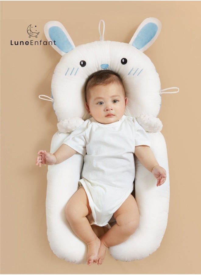 Baby Pillow with Detachable Design - Neck Support, Sleep-Enhancing Arm Embrace, Soothing Ears