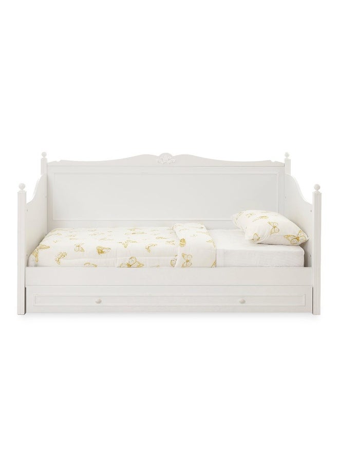 Lora Single - Sized Toddler Bed White - 90X200 Cm