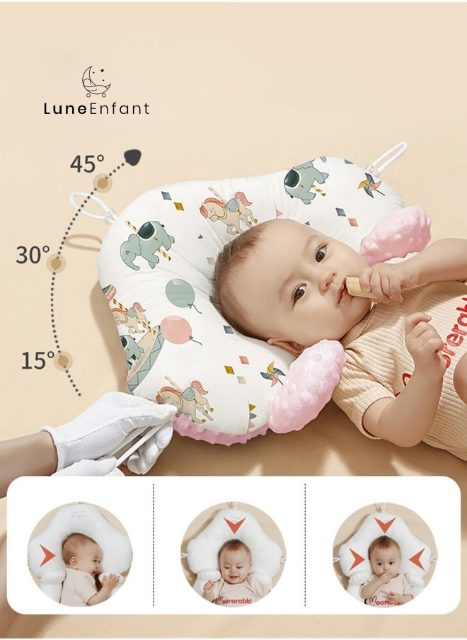 Baby Pillow with Detachable Design - Neck Support, Sleep-Enhancing Arm Embrace, Soothing Ears