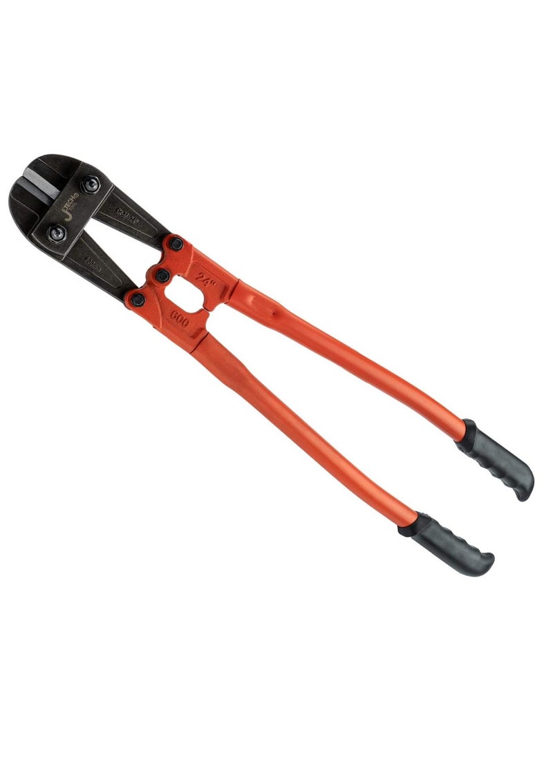 Jetech 25'' Industrial Grade Bolt Cutter, Bolt Cutter with Cr-Mo Alloy Steel Blade, 25-Inch Heavy Duty Bolt Cutter with Soft PVC Ergonomic Grip Handle for Bolts, Threaded Rods, Mesh, Wires