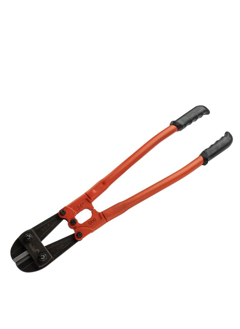 Jetech 25'' Industrial Grade Bolt Cutter, Bolt Cutter with Cr-Mo Alloy Steel Blade, 25-Inch Heavy Duty Bolt Cutter with Soft PVC Ergonomic Grip Handle for Bolts, Threaded Rods, Mesh, Wires