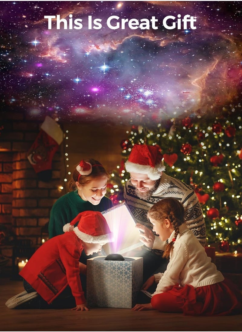 12-in-1 Planetarium Galaxy Projector – 360° Rotating Nebula Lamp with Timed Starry Night Light for Kids and Home Theater