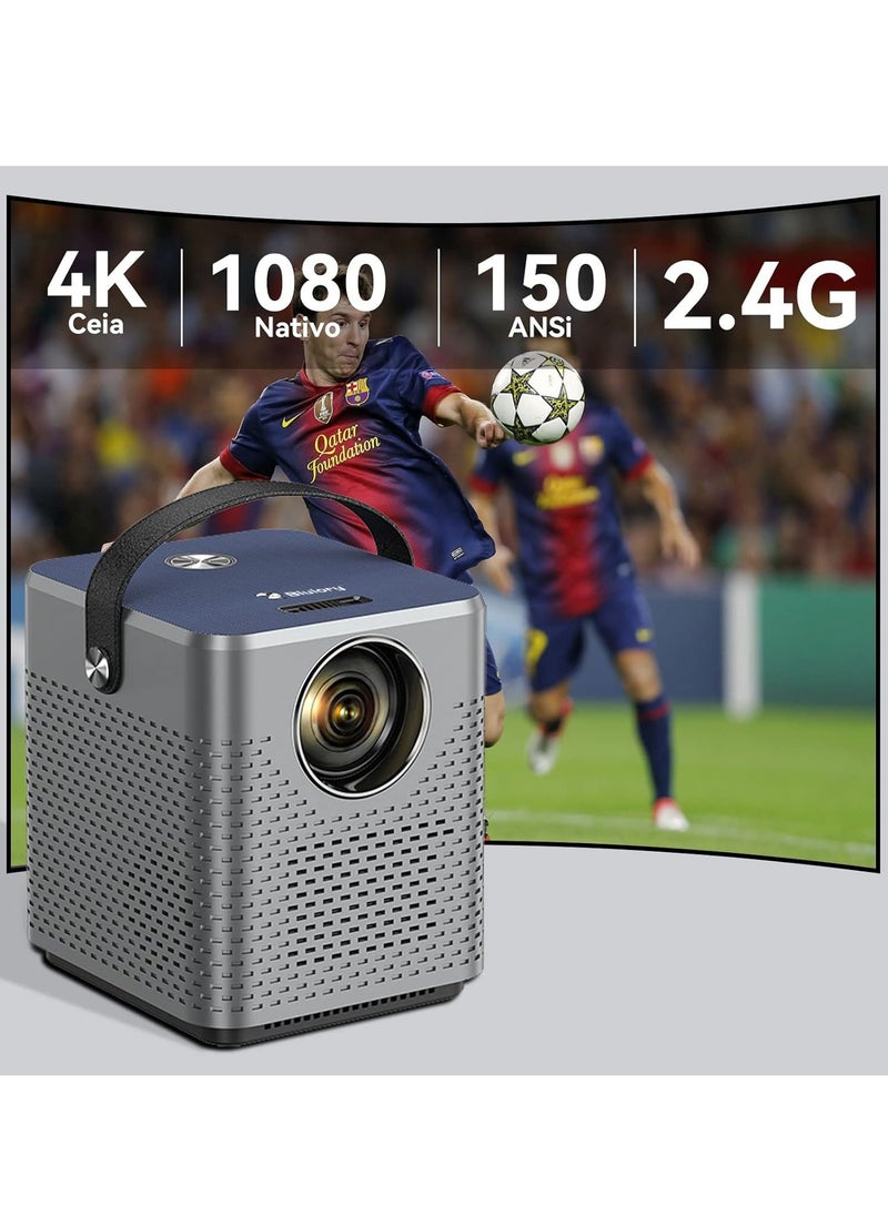 T3 3D Movie Projector - 4K Full HD, Native 1080P with Android 9.0 & WiFi