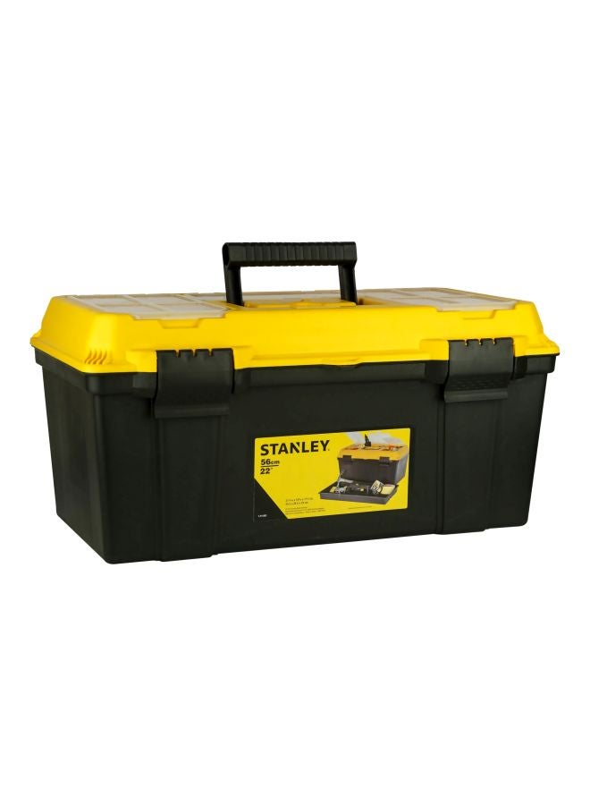 Tool Organizer Box Black/Yellow/Clear 555x265x290mm
