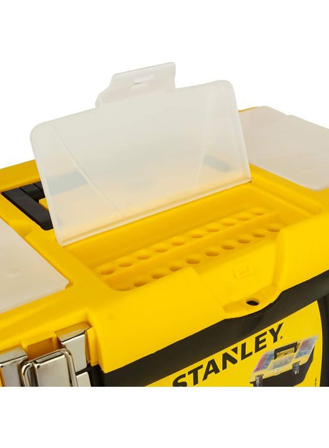 Tool Organizer Box Black/Yellow/Clear 555x265x290mm