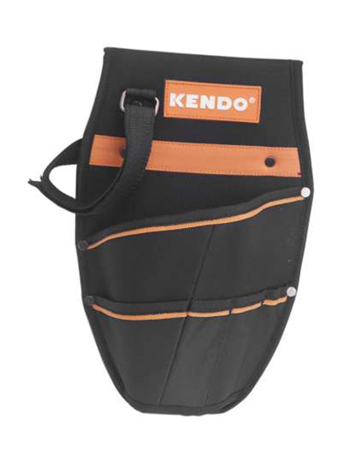 6-Pockets Codless Drill Holder Orange/Black 32x20cm