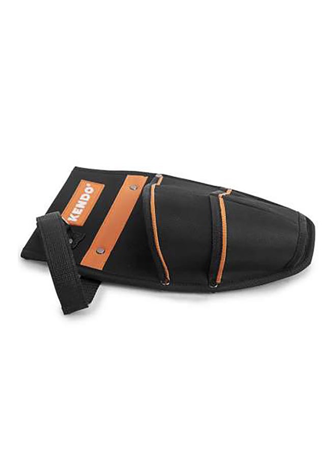 6-Pockets Codless Drill Holder Orange/Black 32x20cm