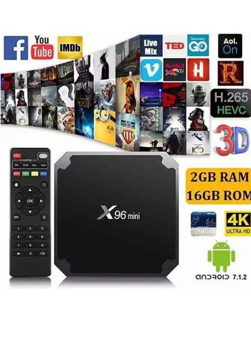 Android 4K UHD TV Box with Remote - Ultimate Home Entertainment in Black (Model: B07N6PFMP1)