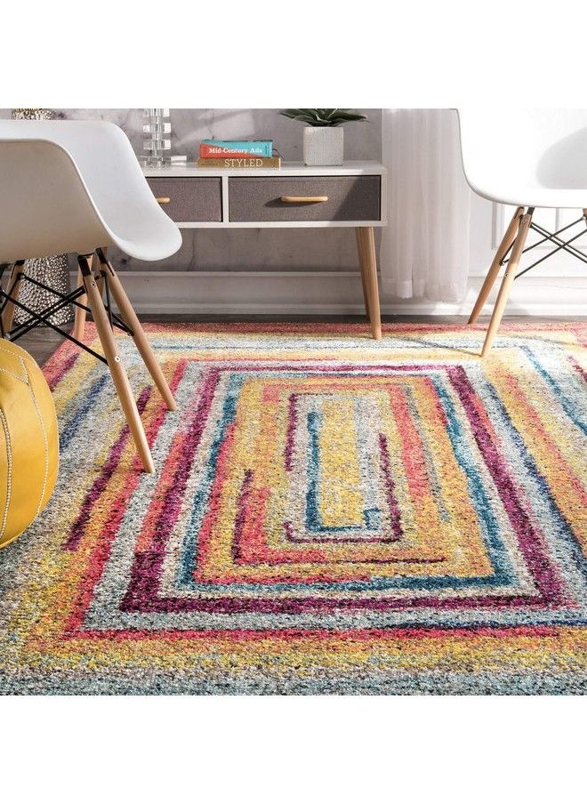 Hargis Labyrinth Runner Rug 2' 6