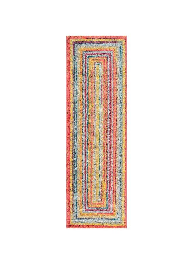 Hargis Labyrinth Runner Rug 2' 6