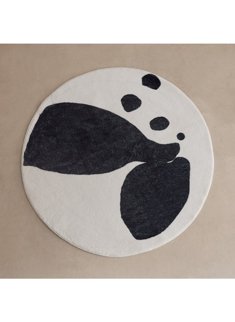 Forresta Panda Round Rug 100 x 100 cm