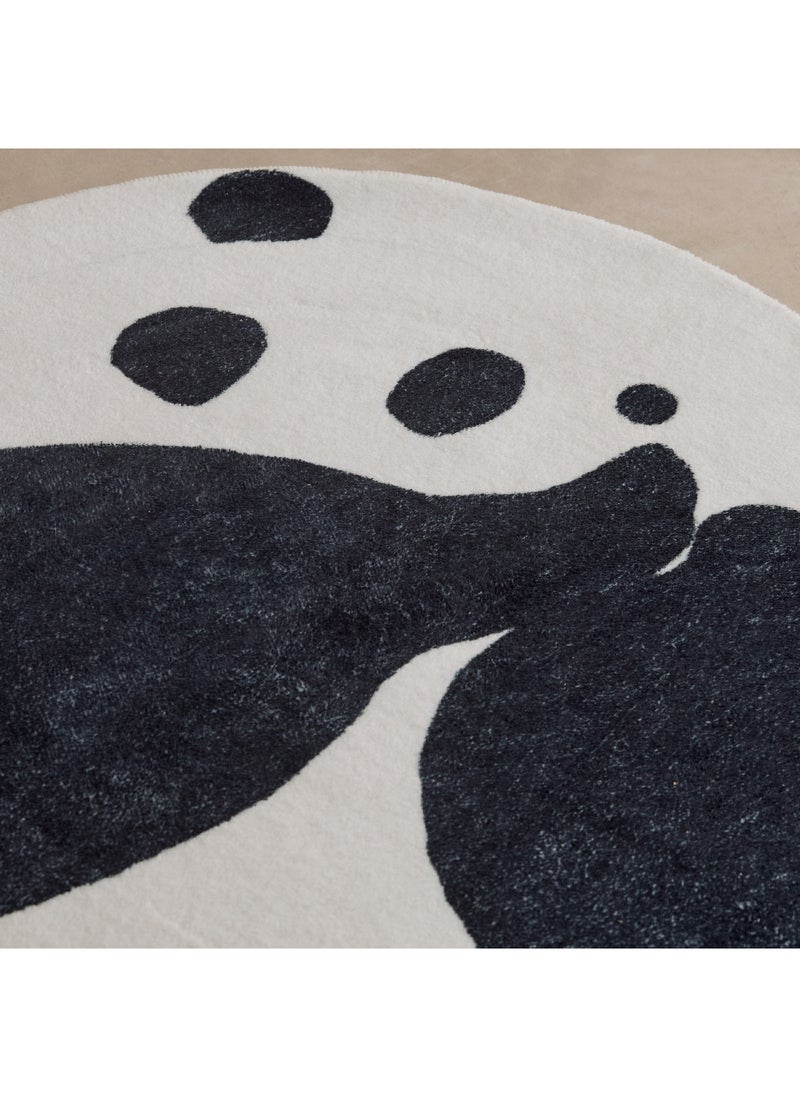 Forresta Panda Round Rug 100 x 100 cm