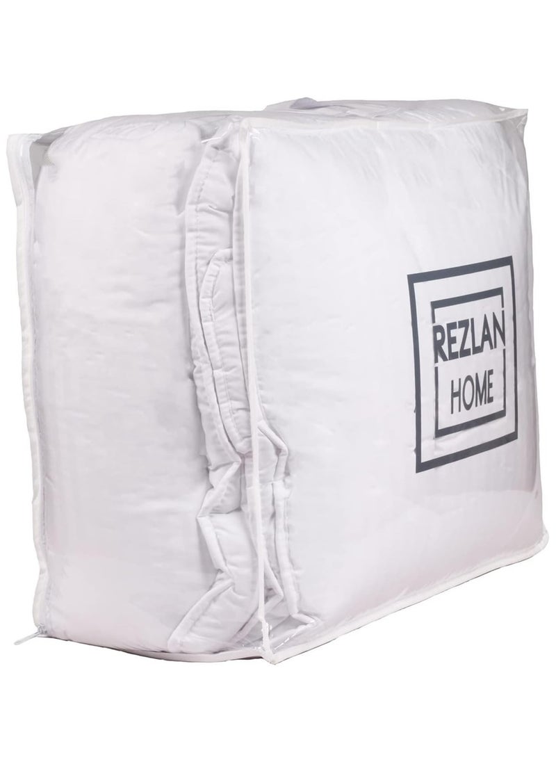 Premium White Quilt - 600 GSM, 160 x 200 cm: Luxurious Comfort for Your Bedroom