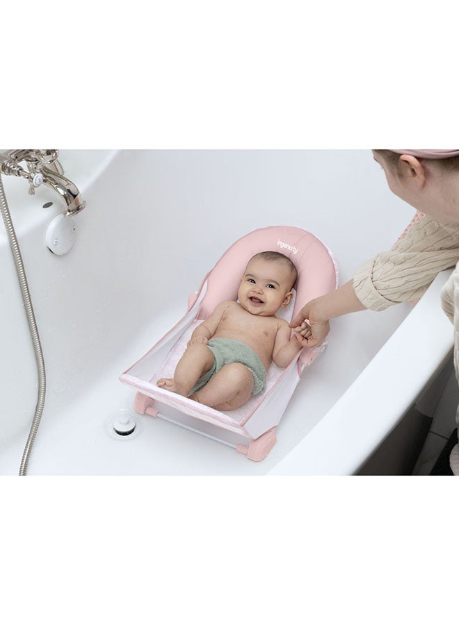 Foldaway 2-Position Baby Bather, 0 - 6 Months - Pink