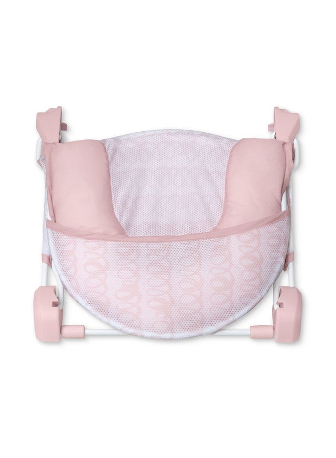 Foldaway 2-Position Baby Bather, 0 - 6 Months - Pink