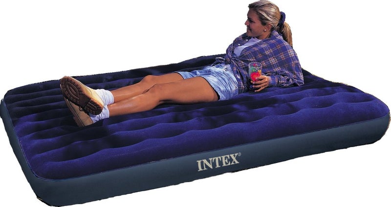 Twin Downy Air Mattress Blue 191 x 137cm