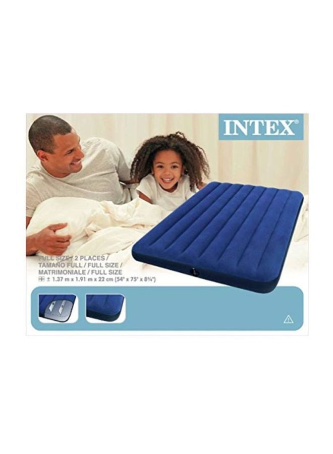 Classic Downy Airbed Blue/Black 35.3x28x10.8cm