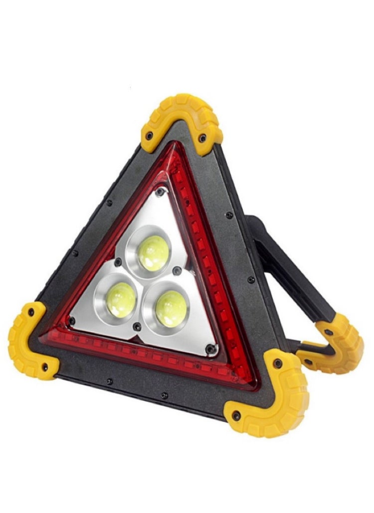 Portable Multi-Function Triangular COB Work Light - LED Camping, Outdoor, and Car Emergency Light