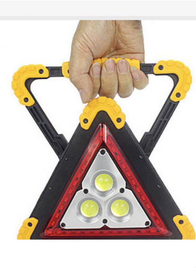 Portable Multi-Function Triangular COB Work Light - LED Camping, Outdoor, and Car Emergency Light