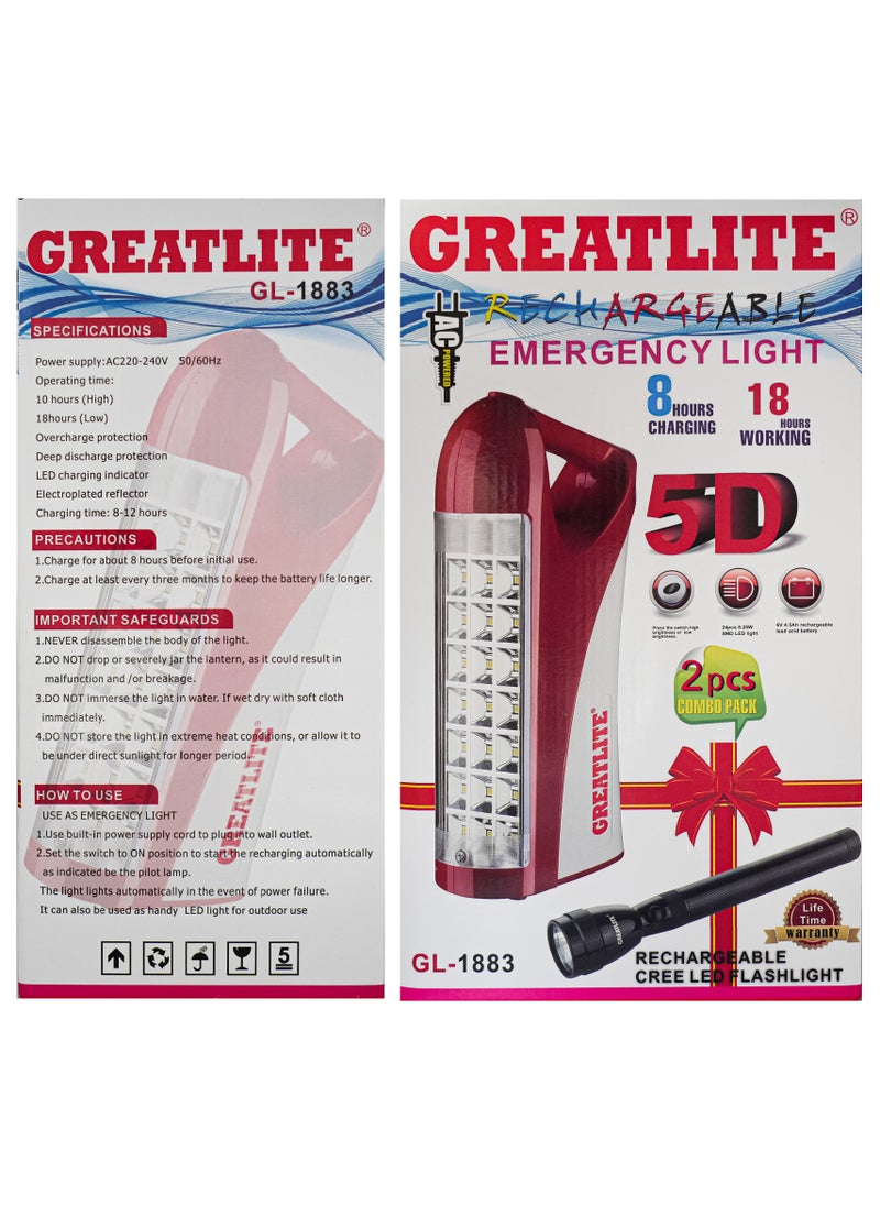 GREATLITE REACHAREGABLE EMERGENCY LIGHT