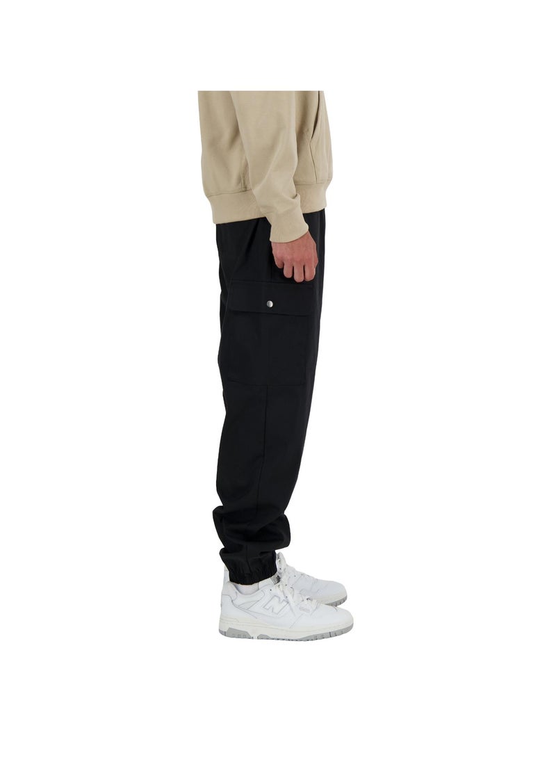 Twill Cargo Sweatpants