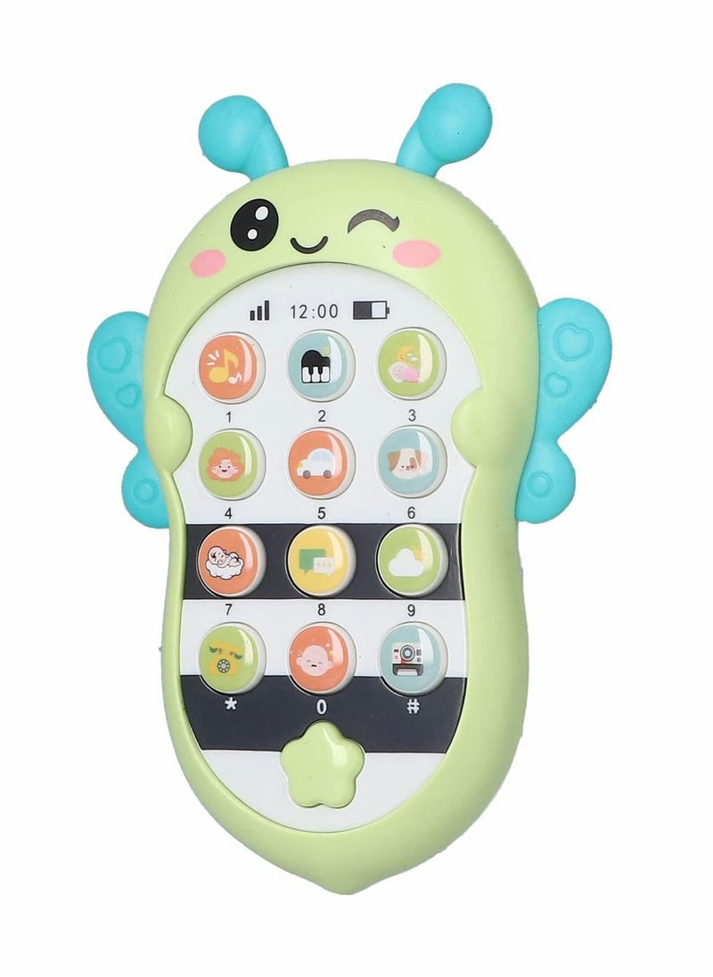 Baby Cell Phone Toys Multi-function Mode Children's Early Education Music Mobile Phone Teething Phone Toy for Babies Early Education Enlightenment Music Simulation Phone with Light and Sound