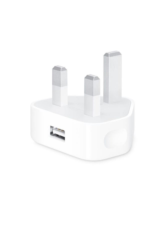 Wall Charger 5W USB Power Adapter with Lightning Cable for iphone 11 Pro Max White/Silver