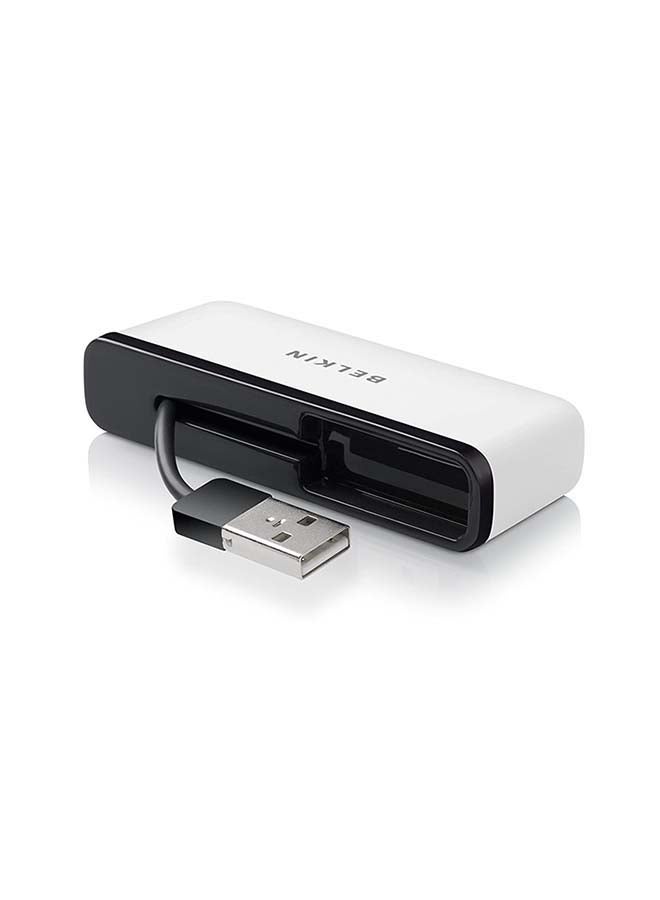 USB 2.0 Travel Hub White
