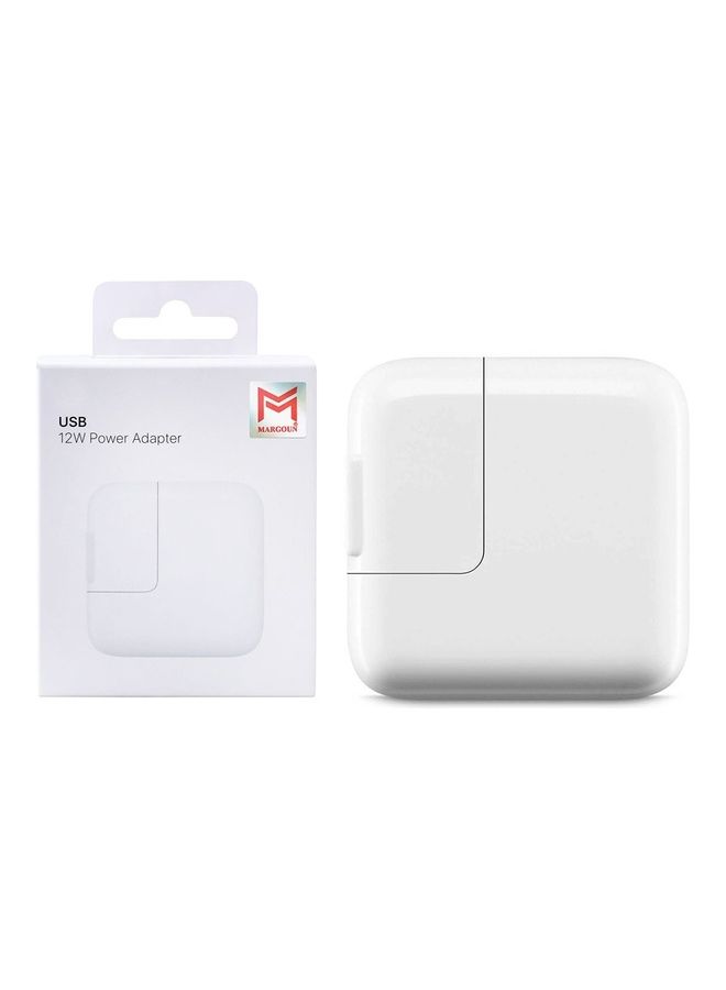 12W USB Power Adapter White