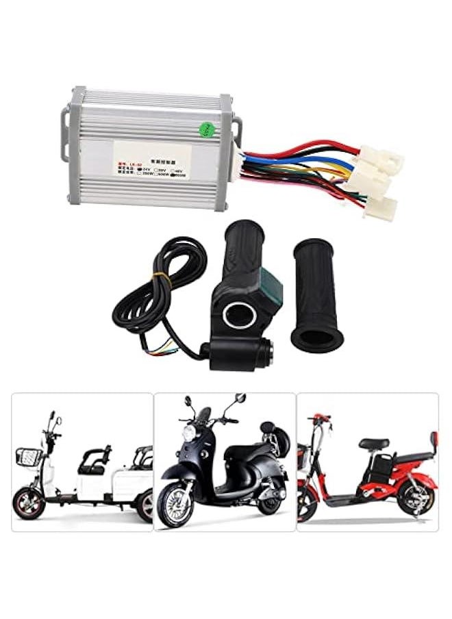 Brushed Controller , Digital Power Display Throttle Handle , High Performance 24V 800W Electric bikes Brushed Motor Controller Kit , Suitable for E bikes Modification