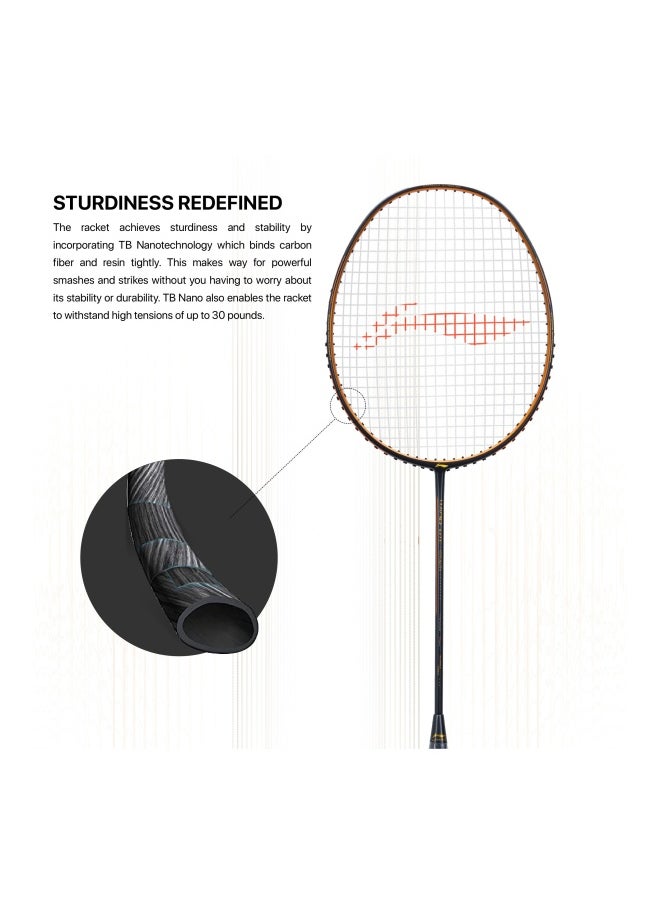 Wind Lite Stealth Carbon Fibre Unstrung Badminton Racket With Free Full Cover (Powered By Windstorm)