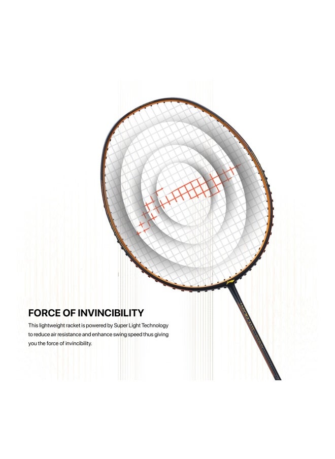 Wind Lite Stealth Carbon Fibre Unstrung Badminton Racket With Free Full Cover (Powered By Windstorm)