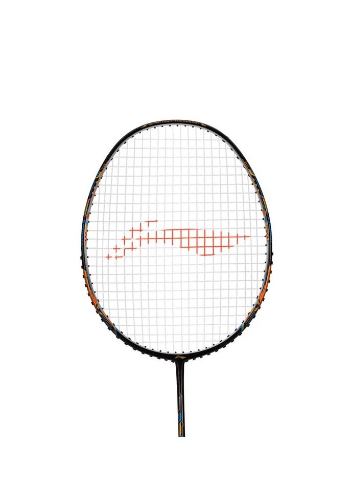 AIR-FORCE 78 G3 Carbon Fibre Unstrung Badminton Racket With Free Full Cover (Merlot/White/Amber)