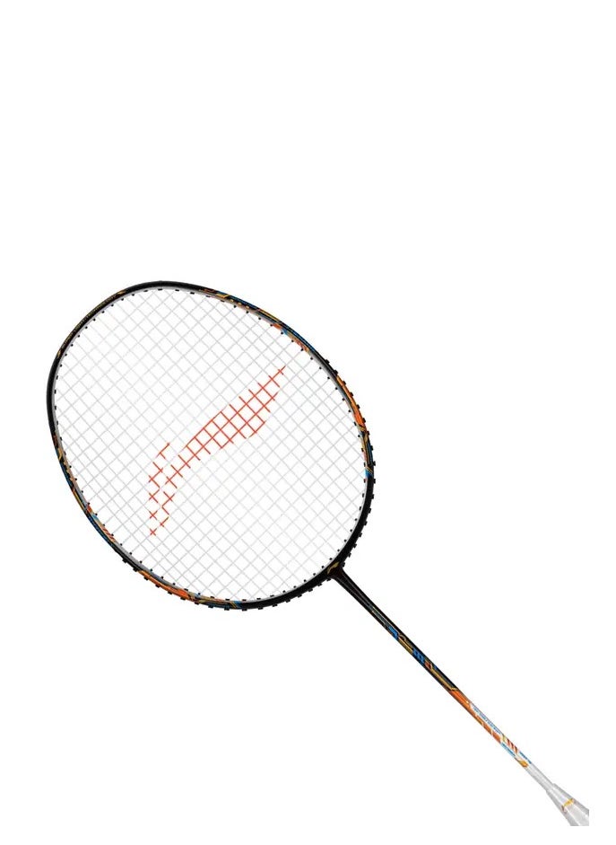 AIR-FORCE 78 G3 Carbon Fibre Unstrung Badminton Racket With Free Full Cover (Merlot/White/Amber)