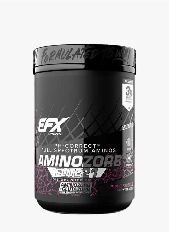 Aminozorb Elite 21 Pink Bubblegum 390 Gm Boosts Muscle Recovery