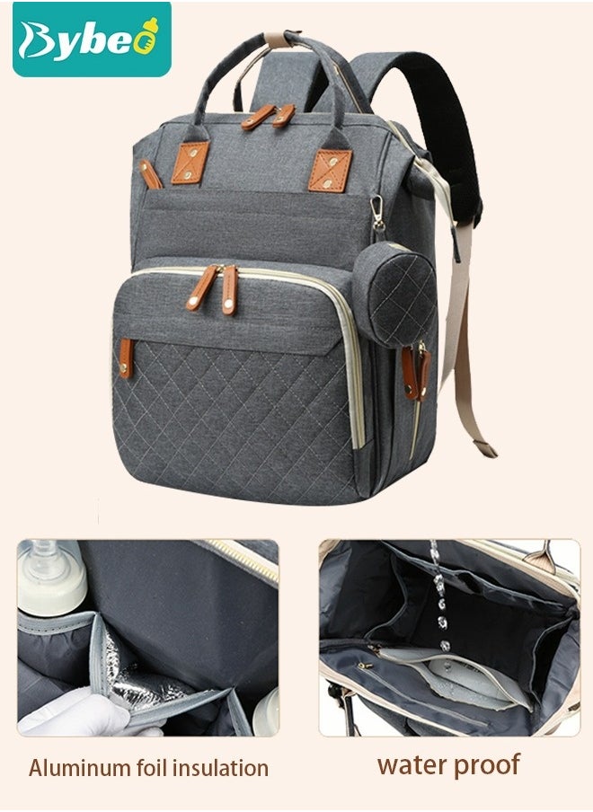 Diaper Bag Backpack, Multifunction Travel Back Pack Maternity Baby Changing Bags, Large Capacity, Waterproof and Stylish