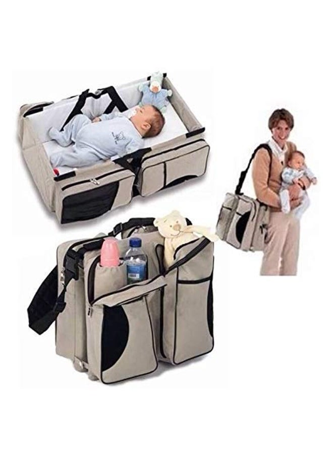2 in 1 Multi-functional Traveling Baby Sleeping and Diaper Bag With Large Capacity