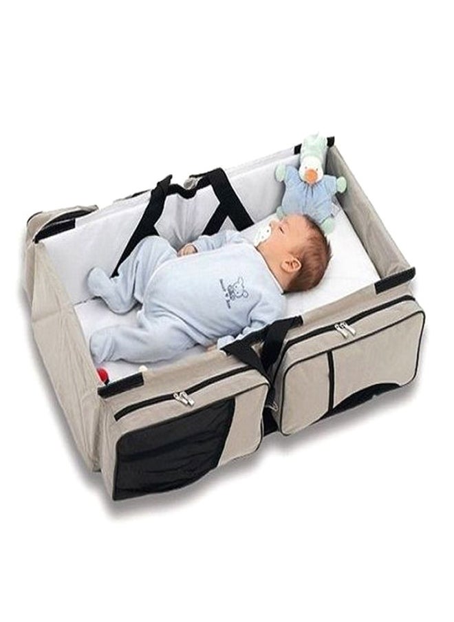 2 in 1 Multi-functional Traveling Baby Sleeping and Diaper Bag With Large Capacity