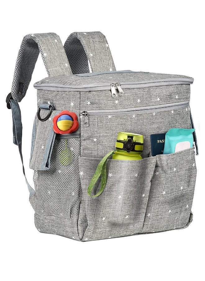 Baby Diaper Bag With High-quality Material And Adjustable Strap For Easy Carrying