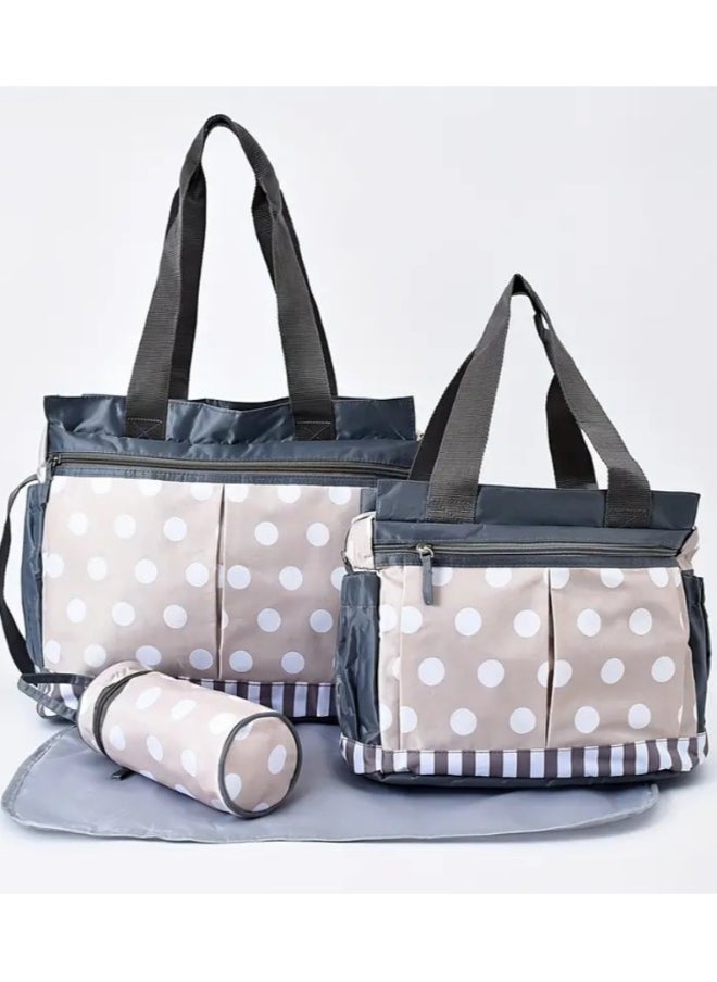3-Piece Baby Diaper Bag Set with Changing Mat – Stylish & Practical Baby Bag for Travel & Everyday Use, Versatile Diaper Bag Set for New borns & Toddlers