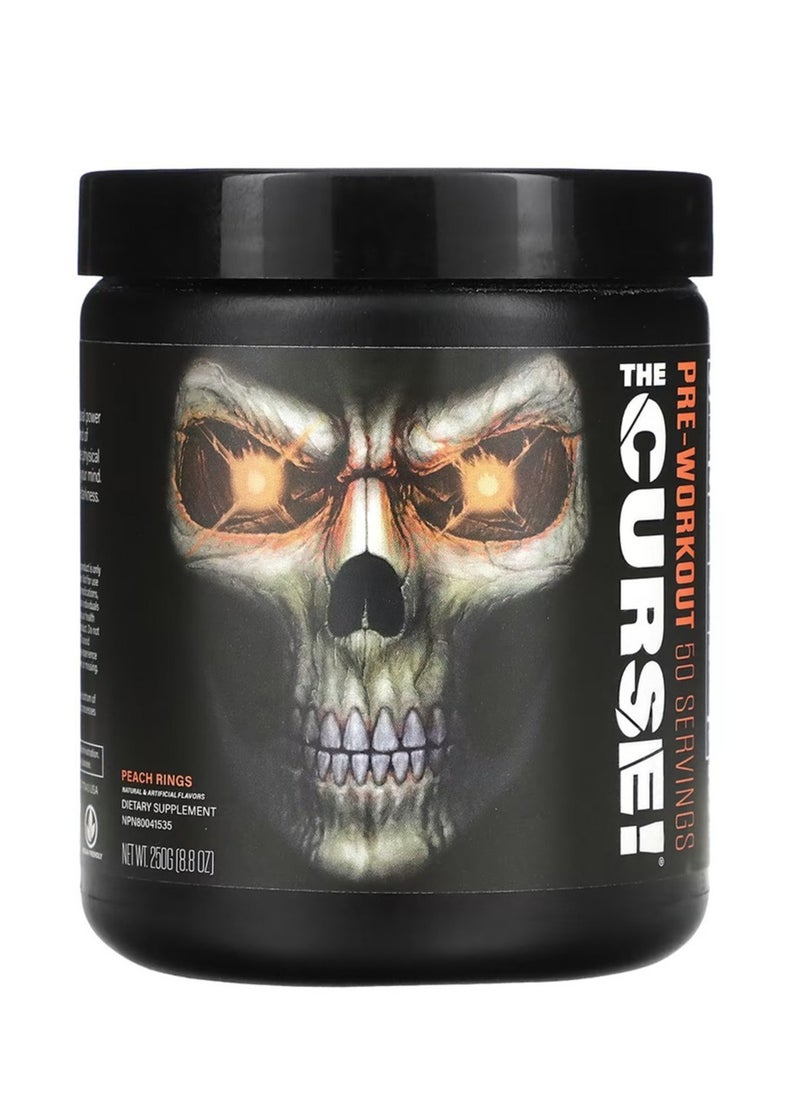 The Curse Pre-Workout Peach Rings 50 Servings 250g