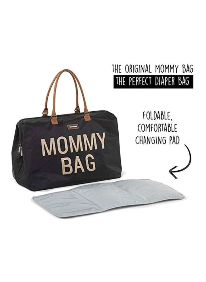 Big Mommy Printed Bag - Black