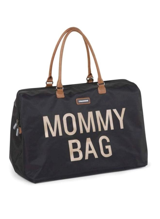 Big Mommy Printed Bag - Black