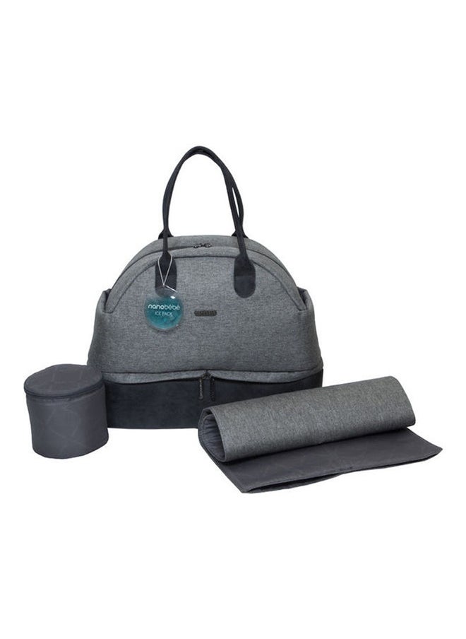 Duet Diaper Changing Bag - Grey