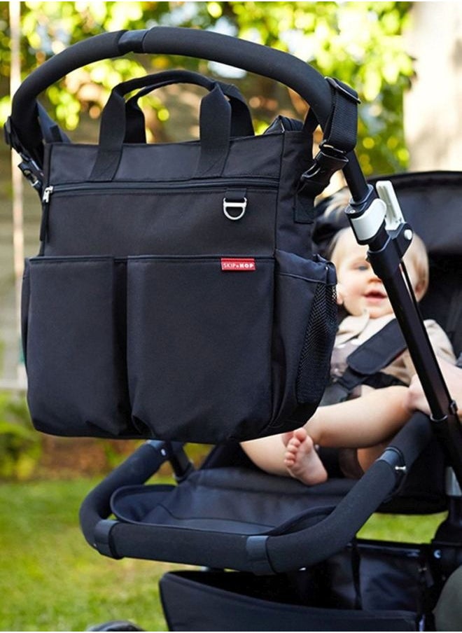 Duo Signature Diaper Bag - Black