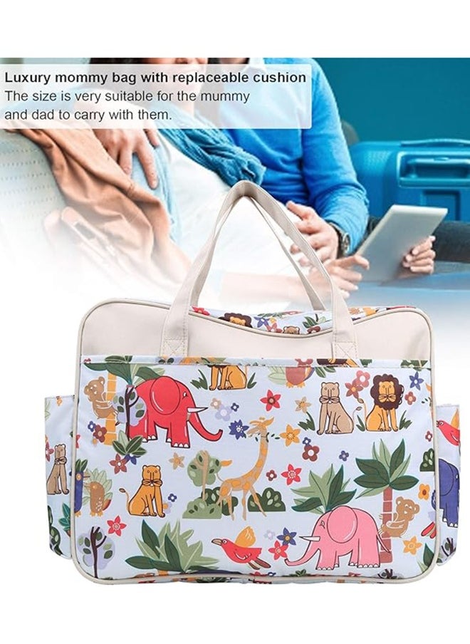 Multifunctional Animal Print Travel Nappy Bag With High-Quality Material