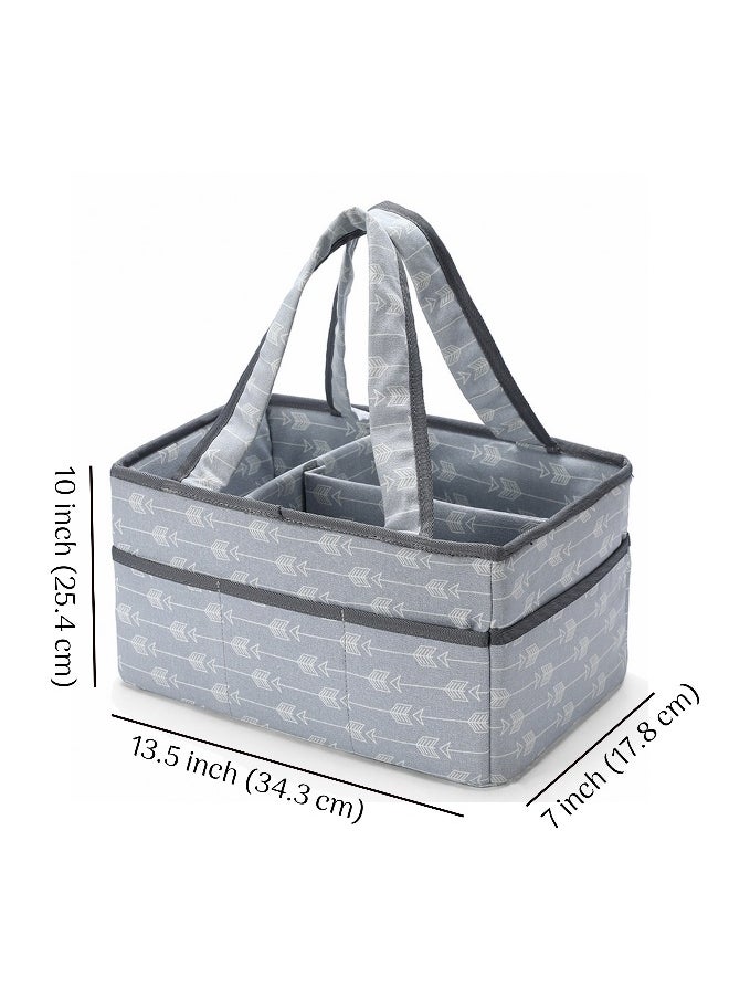 Baby Diaper Caddy Basket | Caddy Organizer Bag | Diaper Storage Bag| Baby Essentials Storage Organizer Bag