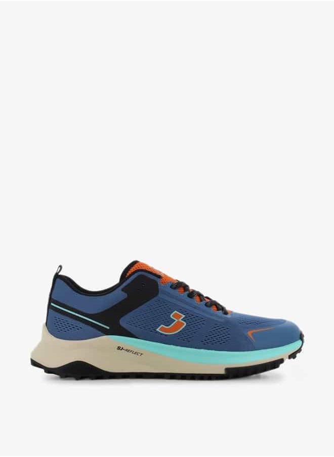 Men's Colourblock Lace-Up Low Ankle Sneakers